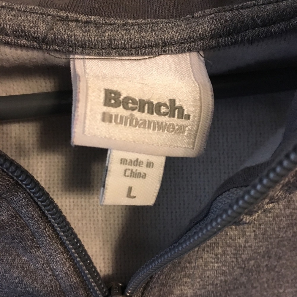 Bench zip up hoodie grey